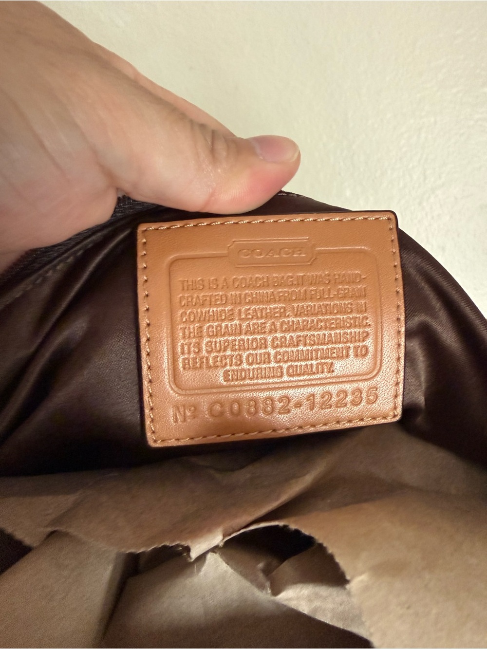 Coach Pleated Hobo Ergo shoulder bag 2008 - Picture 6 of 6